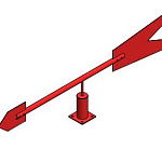Флюгер-ветроуказатель нефтехимический
